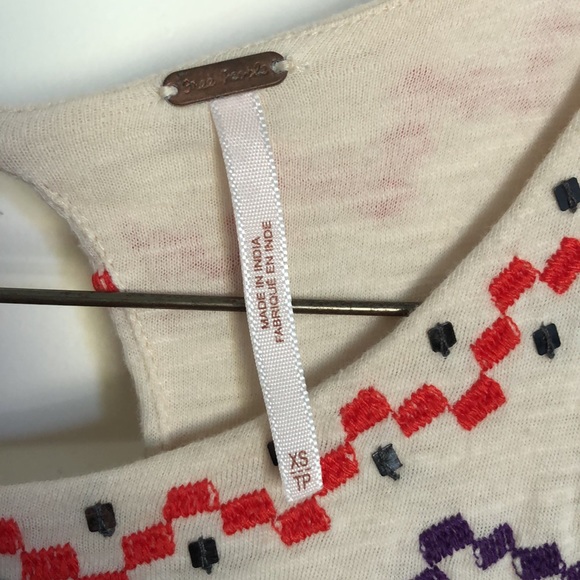 Free People embroidered and embellished sleeveless top - Picture 3 of 6